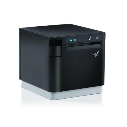 Star Micronics Star Micronics , MCP31CBI BK E+U, mPOS Receipt Printer - 400mm/s Direct Thermal, 58/80mm paper width, Bluetooth, USB-C with Power Delivery for iOS / Android, Ethernet LAN, USB-A peripheral hub, CloudPRNT Next, Black Case, EU UK, 24VDC PS included