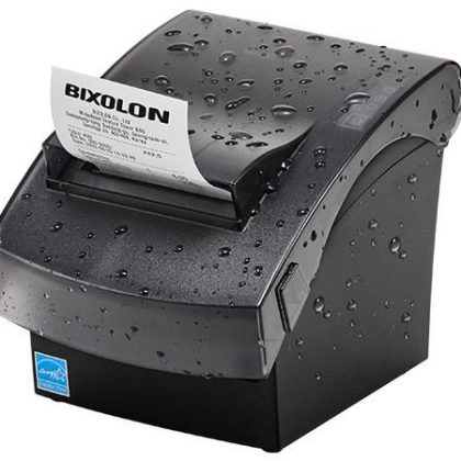 Bixolon 3-inch (80 mm) thermal printer supporting fast printing speeds of up to 400 mm/sec at 180 dpi printing resolution
